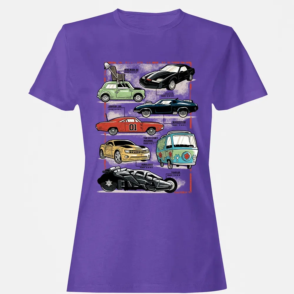 Famous Cars Women's T-shirt - 12