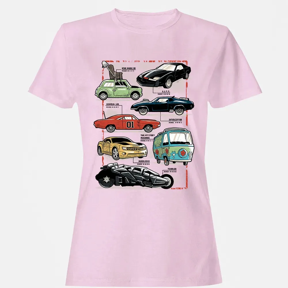 Famous Cars Women's T-shirt - 9