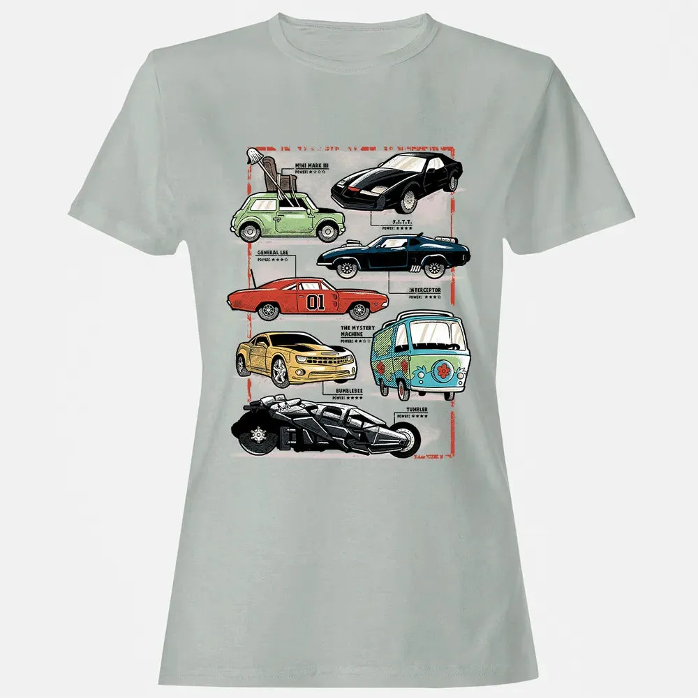 Famous Cars Women's T-shirt - 2