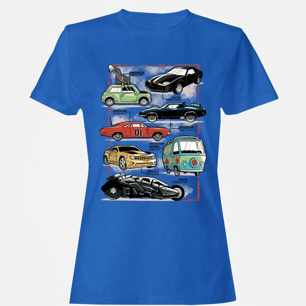 Famous Cars Women's T-shirt - 14
