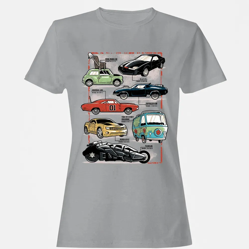 Famous Cars Women's T-shirt - 15