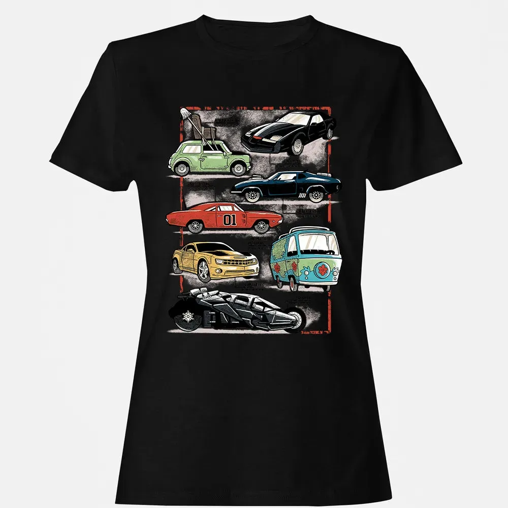 Famous Cars Women's T-shirt - 16
