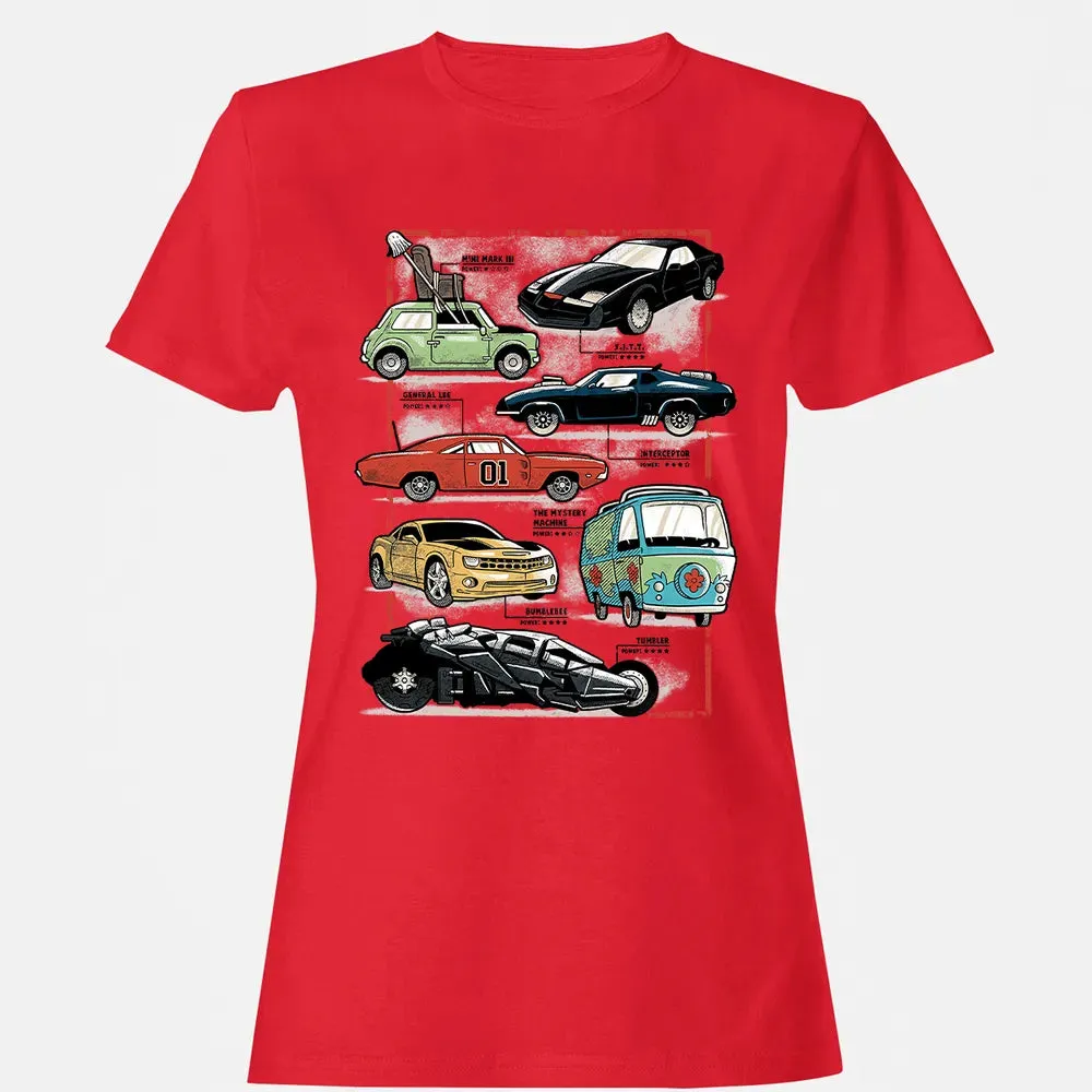 Famous Cars Women's T-shirt - 13