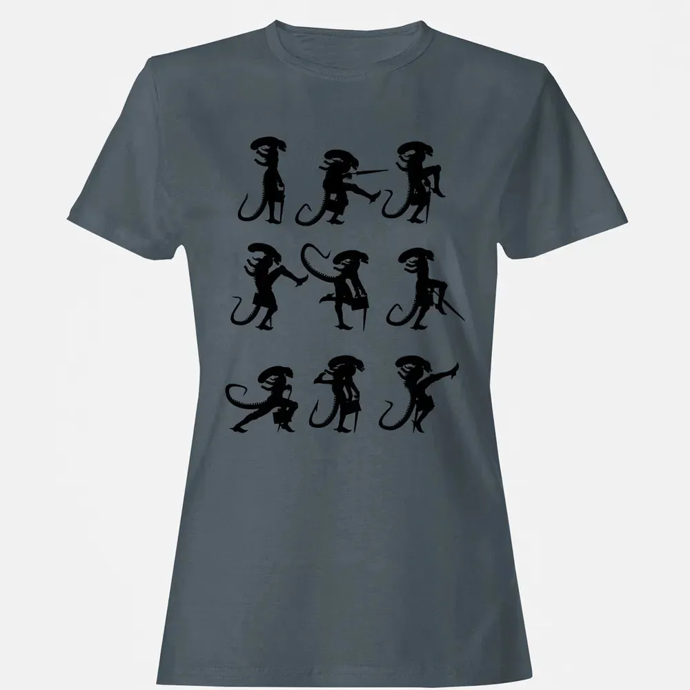 Alien Silly Walks Women's T-shirt - 3