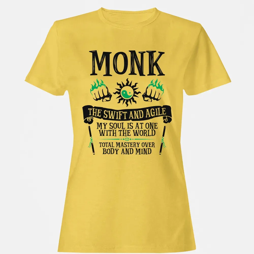 MONK, THE SWIFT AND AGILE (Black) Women's T-shirt - 4