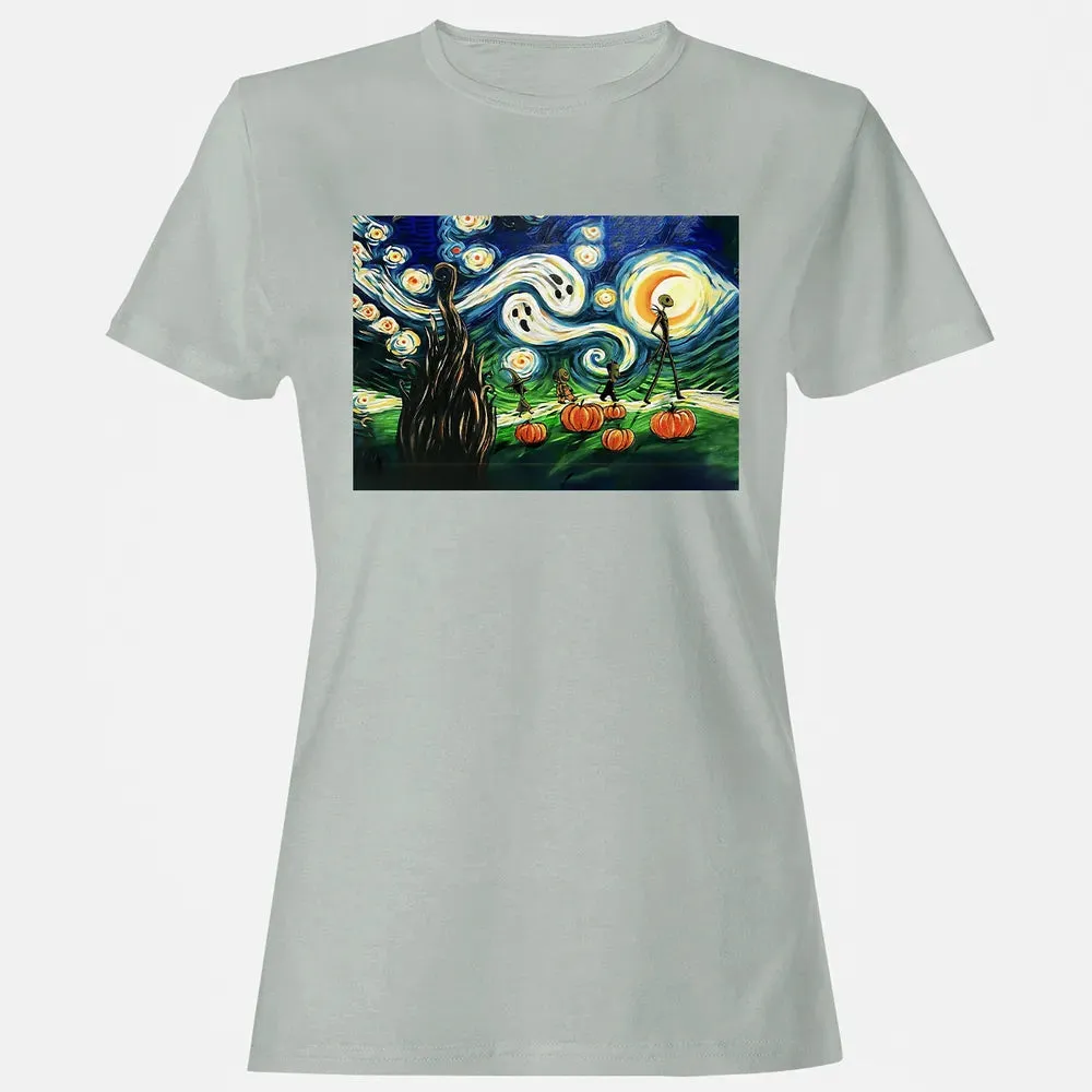 Starry Night Before Christmas Women's T-shirt - 2