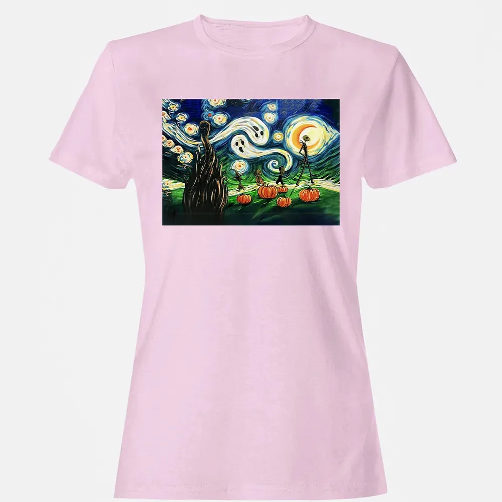 Starry Night Before Christmas Women's T-shirt - 9