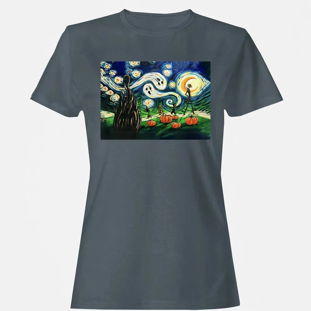 Starry Night Before Christmas Women's T-shirt - 3