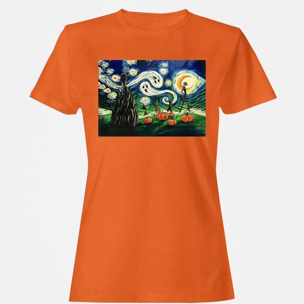 Starry Night Before Christmas Women's T-shirt - 11