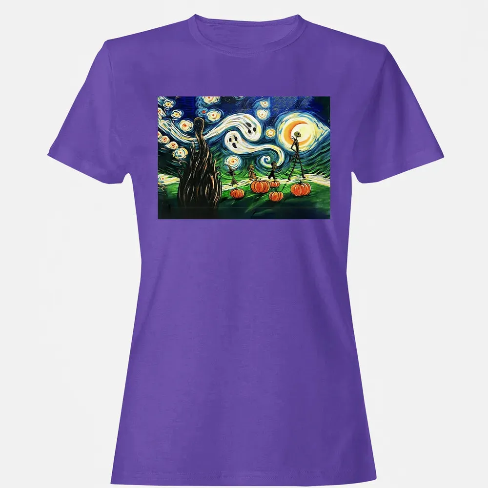 Starry Night Before Christmas Women's T-shirt - 12