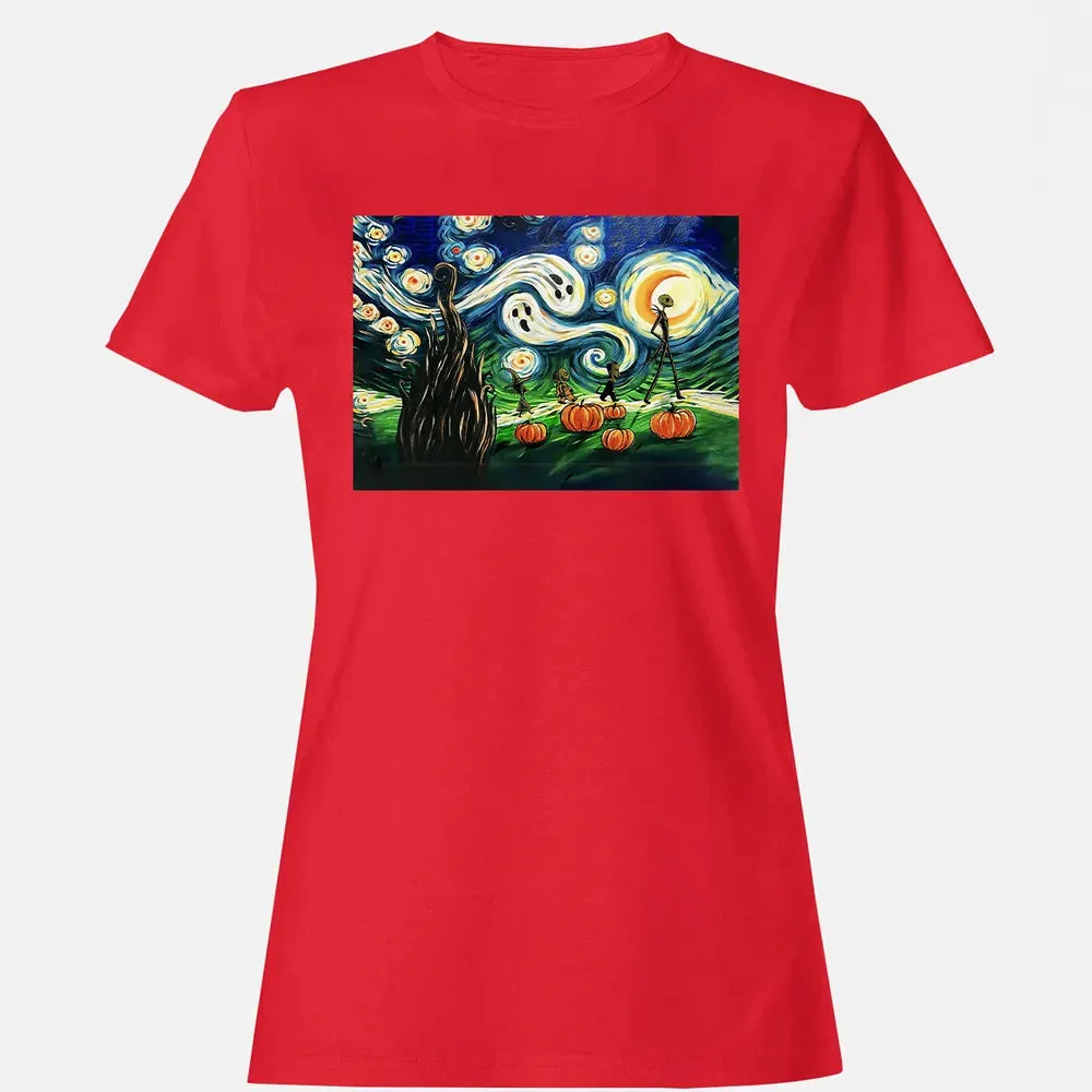 Starry Night Before Christmas Women's T-shirt - 13