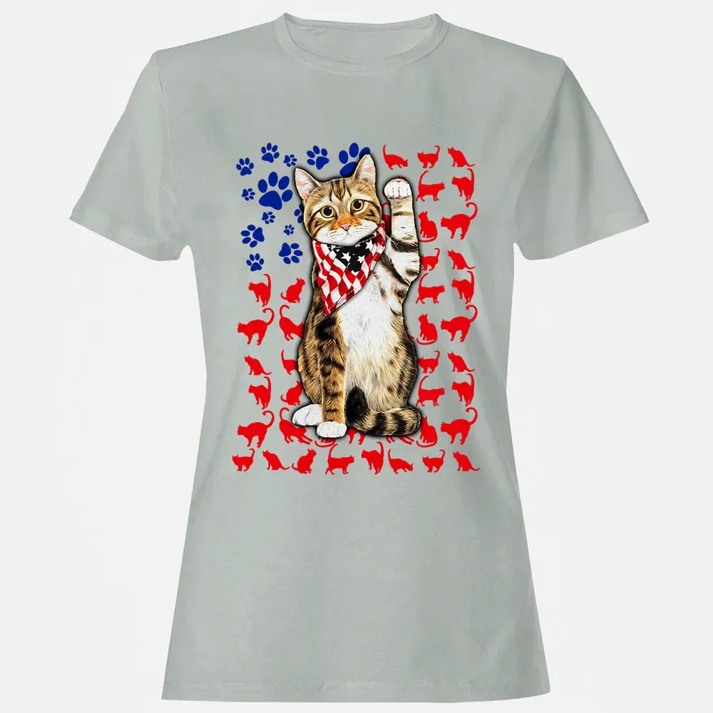 Cat 4th of July Women's T-shirt - 2