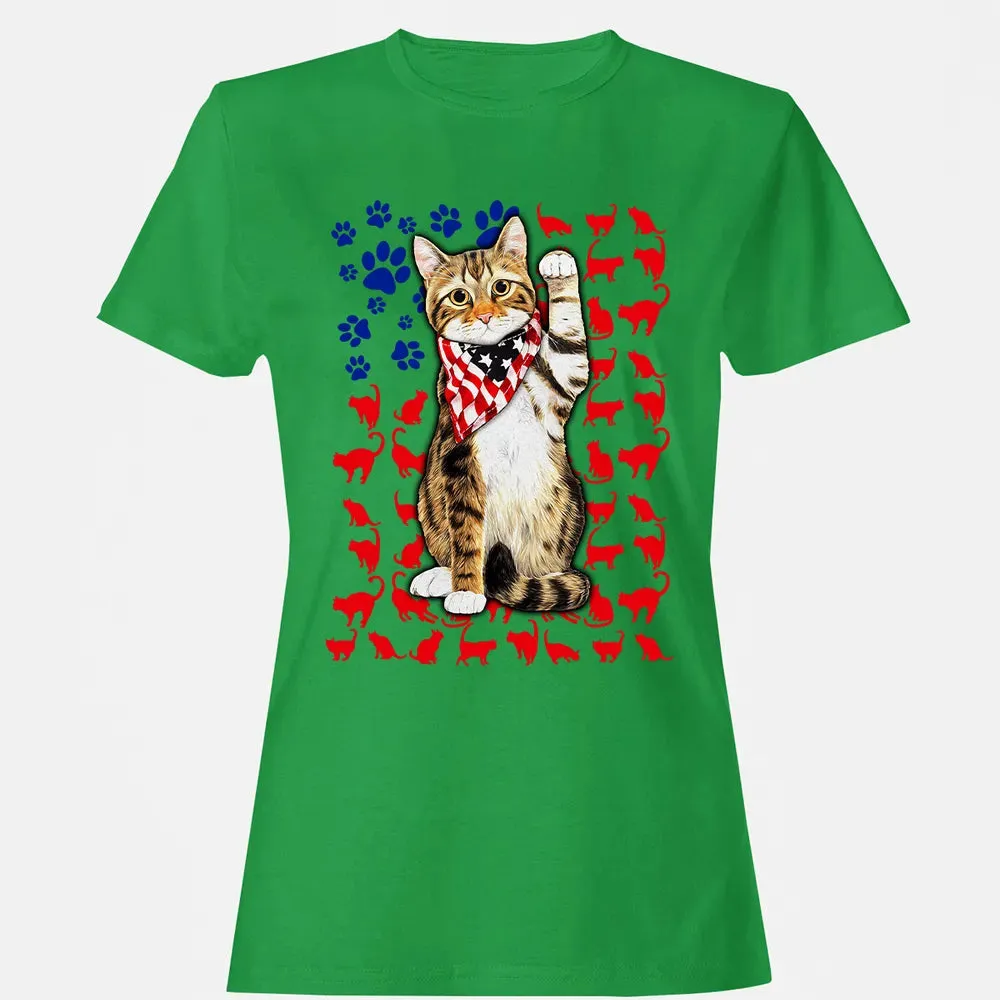 Cat 4th of July Women's T-shirt - 7