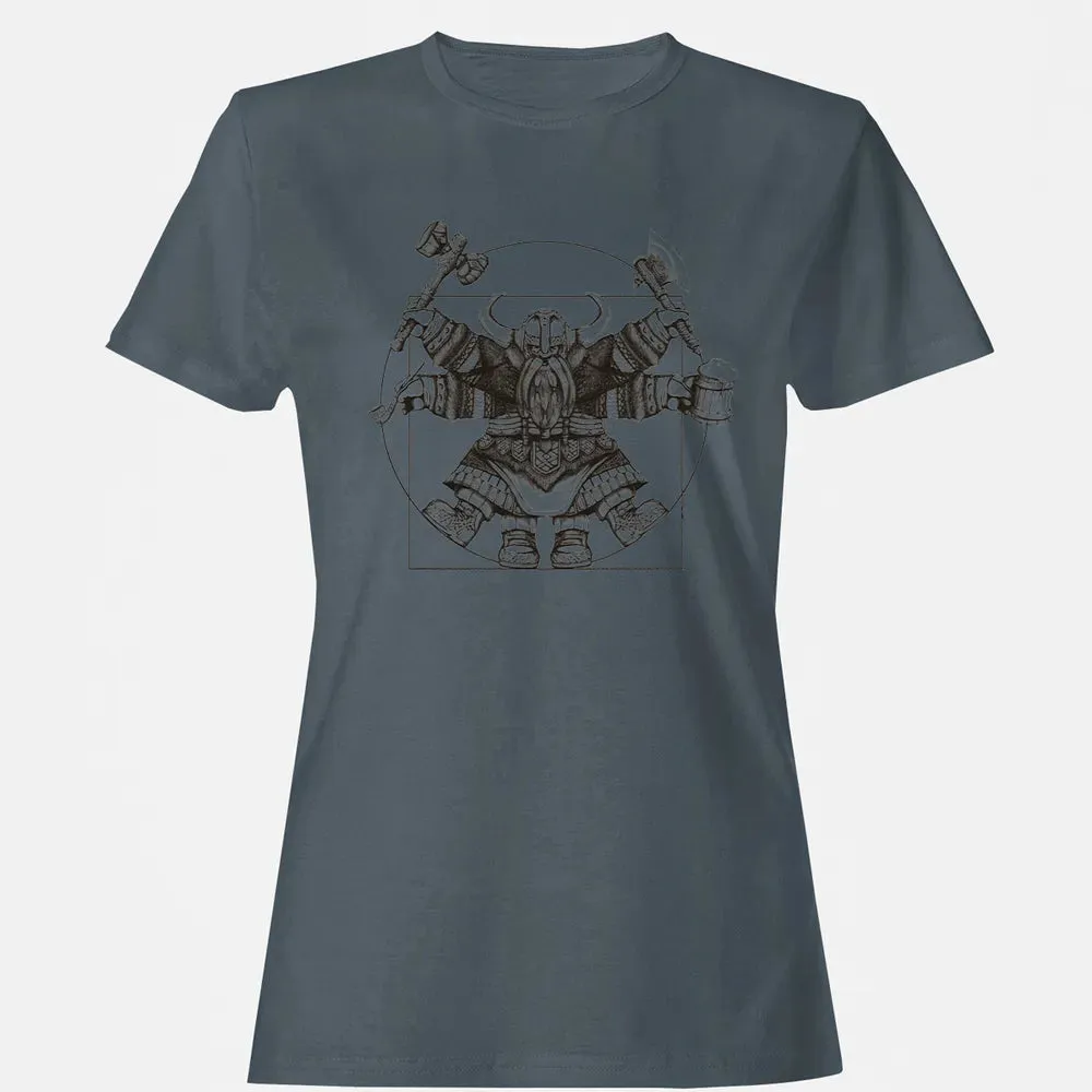 Vitruvian Dwarf Women's T-shirt - 3