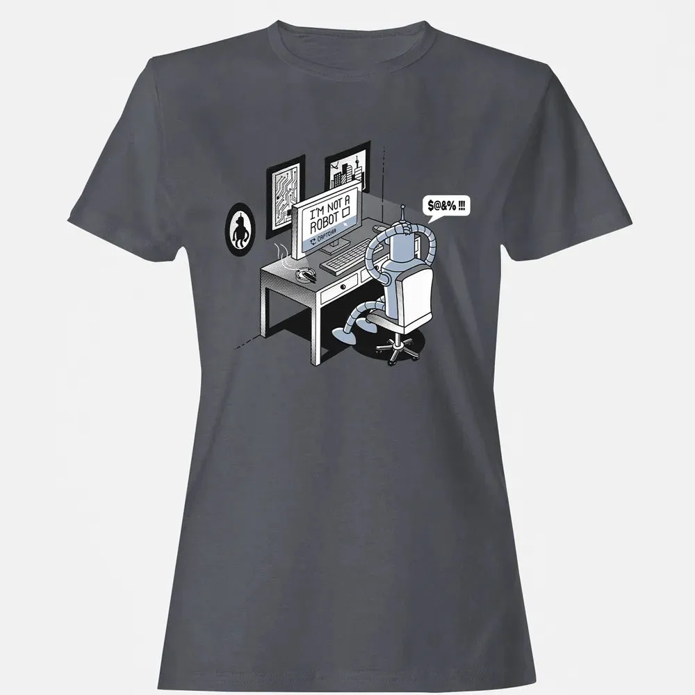 Im Not A Robot Women's T-shirt - 5