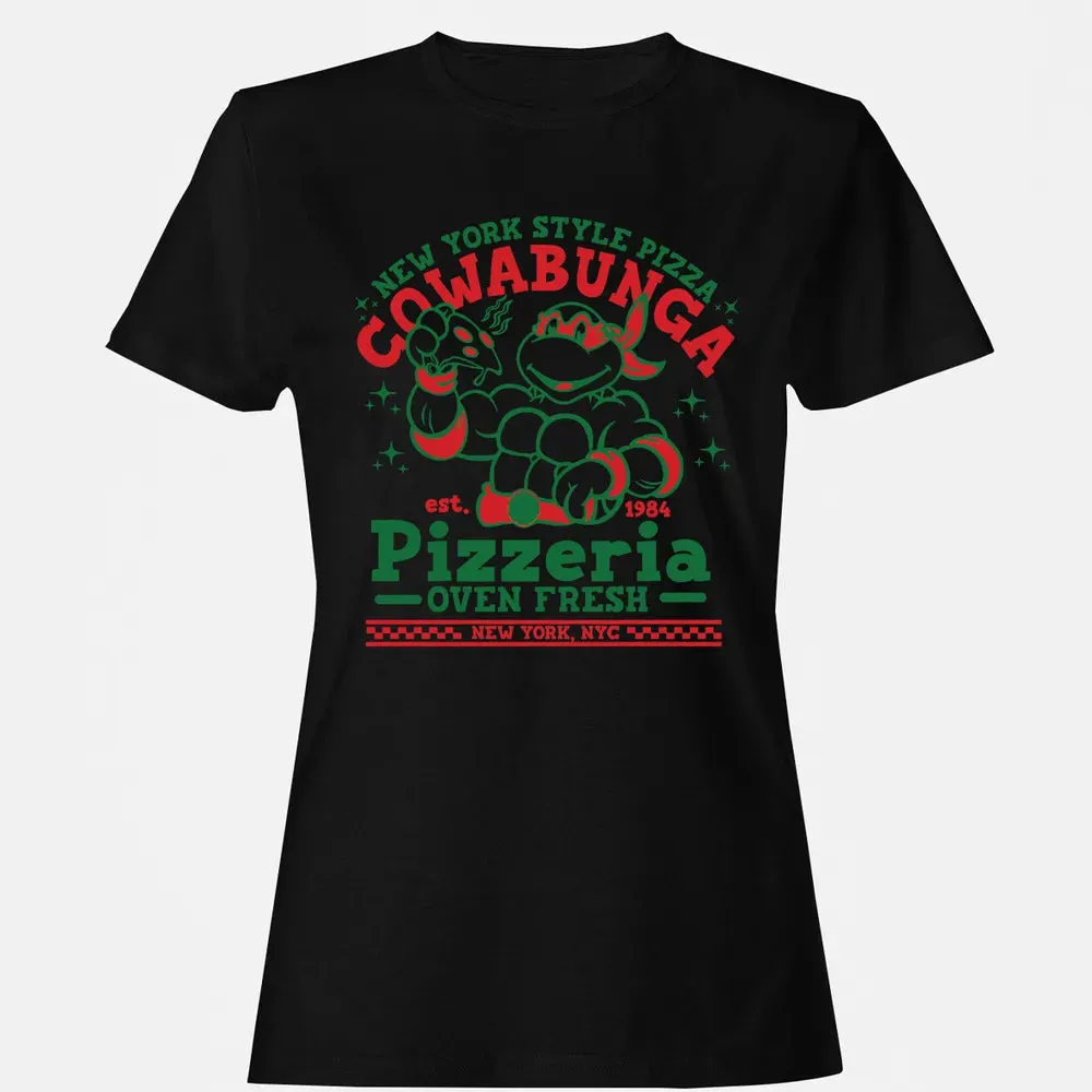 Cowabunga Pizzeria Women's T-shirt - 16