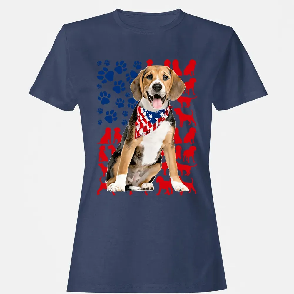 Beagles 4th Of July Women's T-shirt - 10