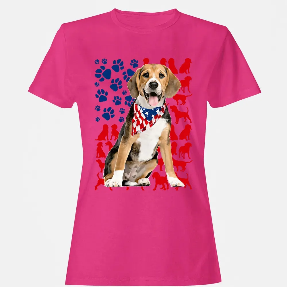 Beagles 4th Of July Women's T-shirt - 6
