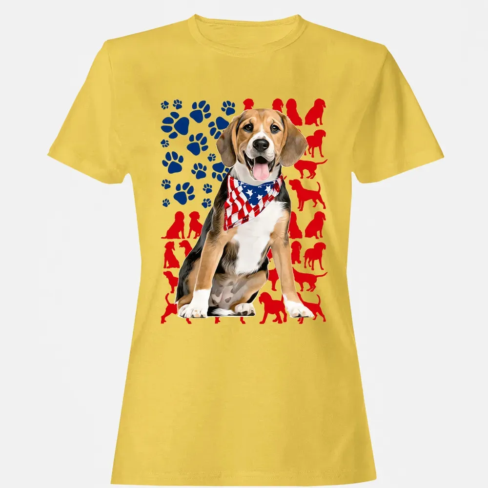 Beagles 4th Of July Women's T-shirt - 4