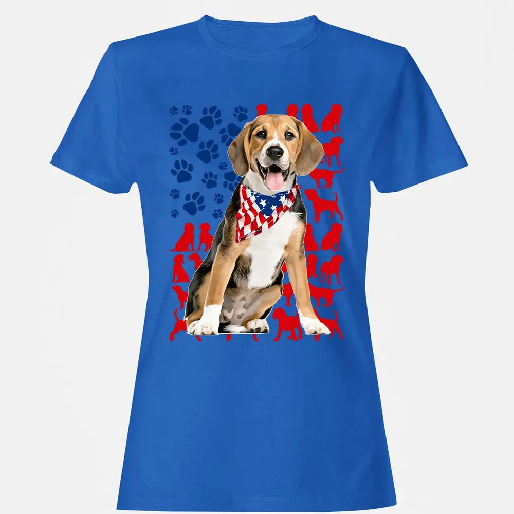 Beagles 4th Of July Women's T-shirt - 14