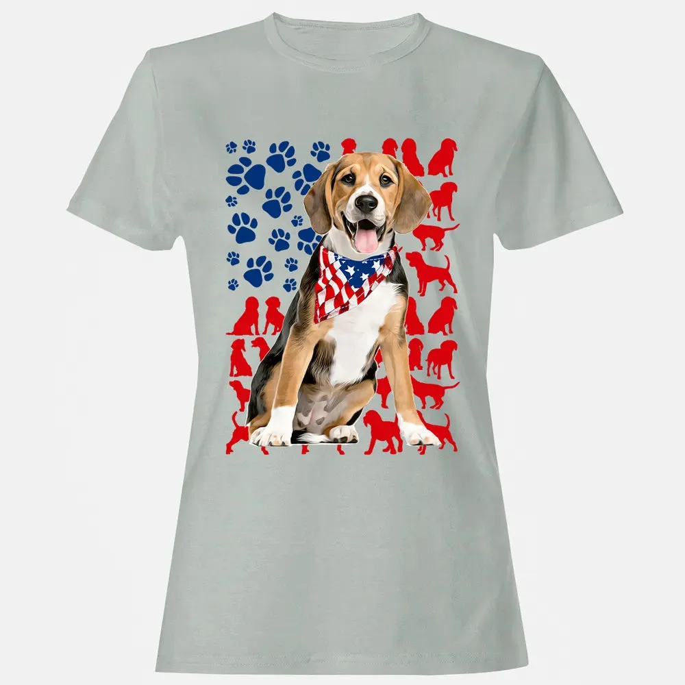 Beagles 4th Of July Women's T-shirt - 2