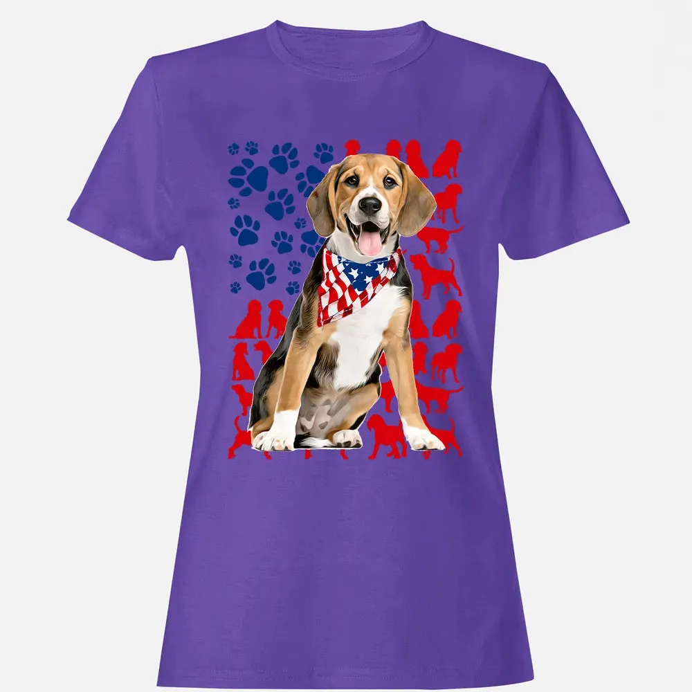 Beagles 4th Of July Women's T-shirt - 12
