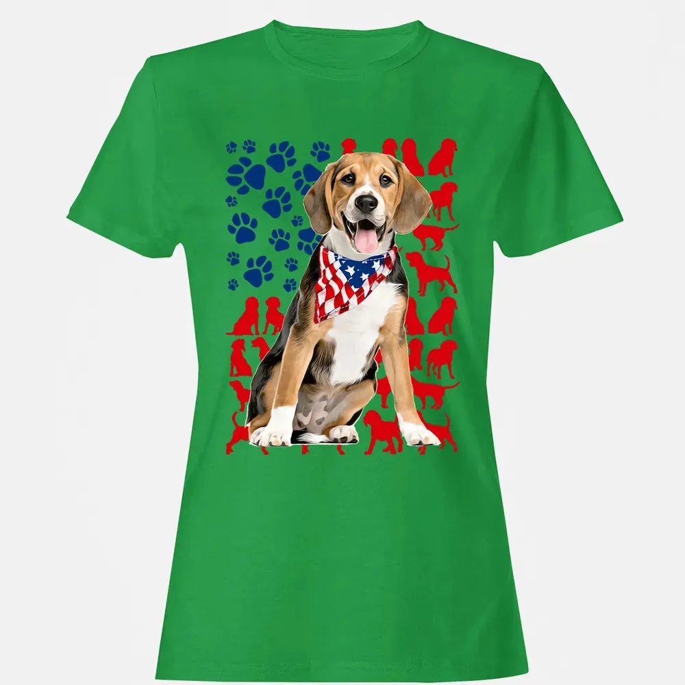 Beagles 4th Of July Women's T-shirt - 7