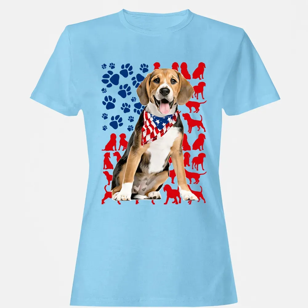 Beagles 4th Of July Women's T-shirt - 8