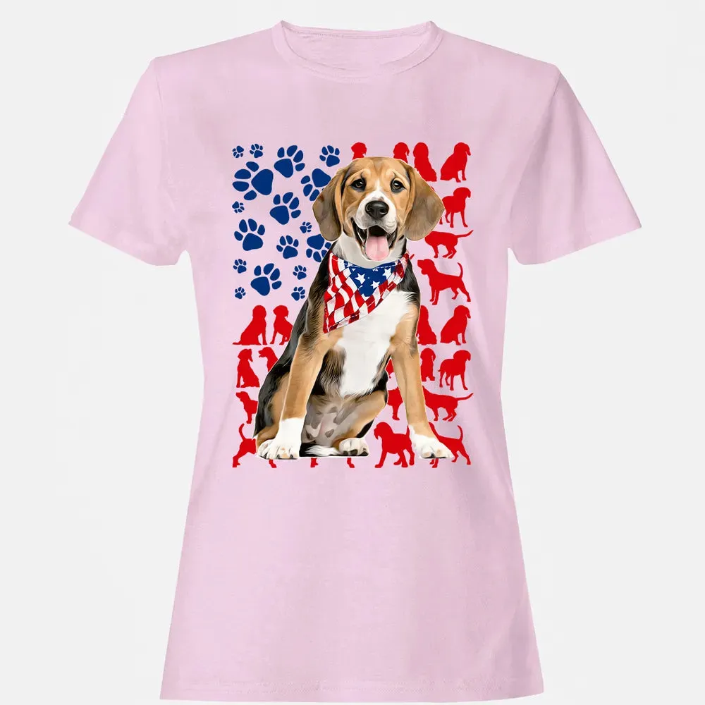 Beagles 4th Of July Women's T-shirt - 9