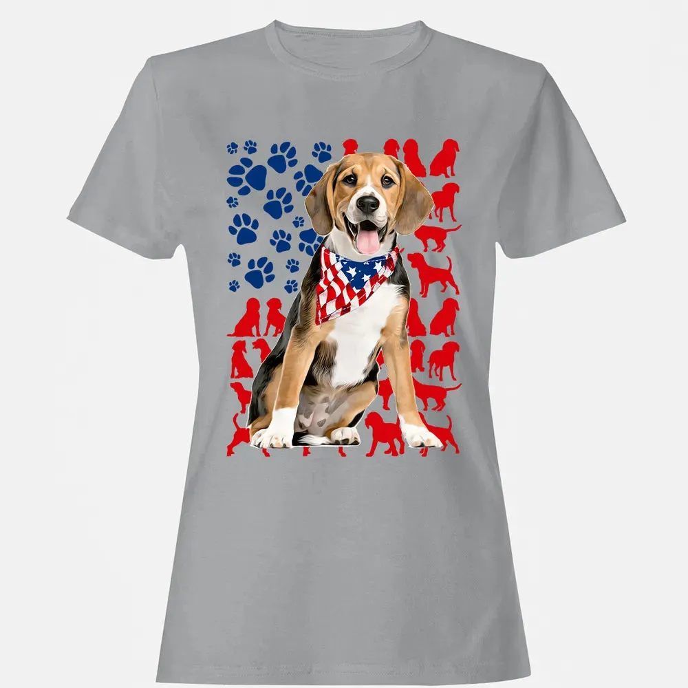 Beagles 4th Of July Women's T-shirt - 15