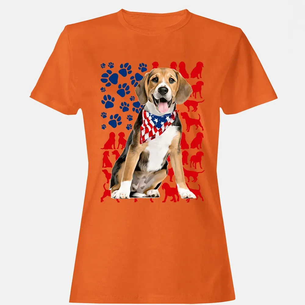 Beagles 4th Of July Women's T-shirt - 11
