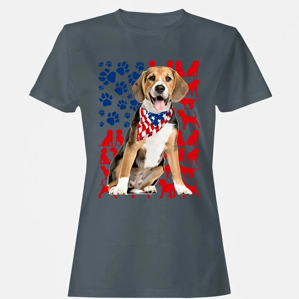 Beagles 4th Of July Women's T-shirt - 3