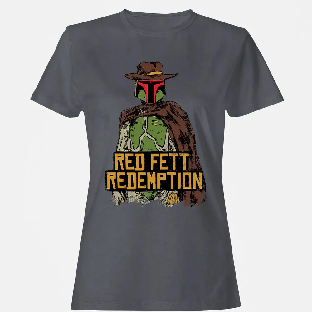 Red Fett Redemption Women's T-shirt - 5