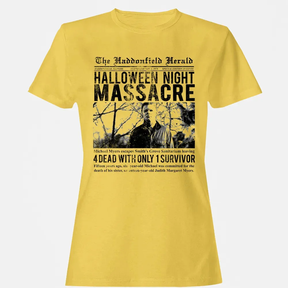 The Haddonfield Herald Women's T-shirt - 4