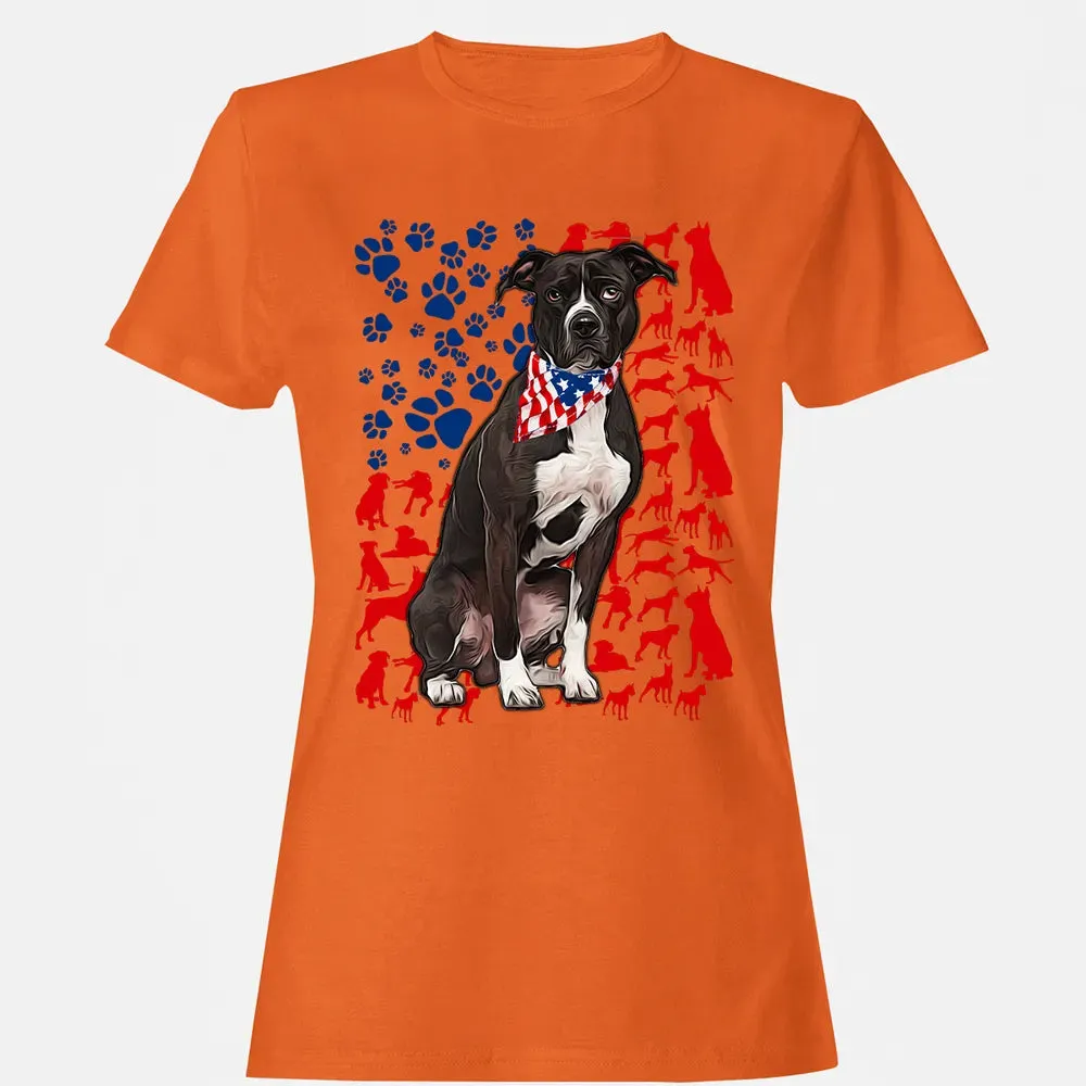 Pitbull 4th of July Women's T-shirt - 11
