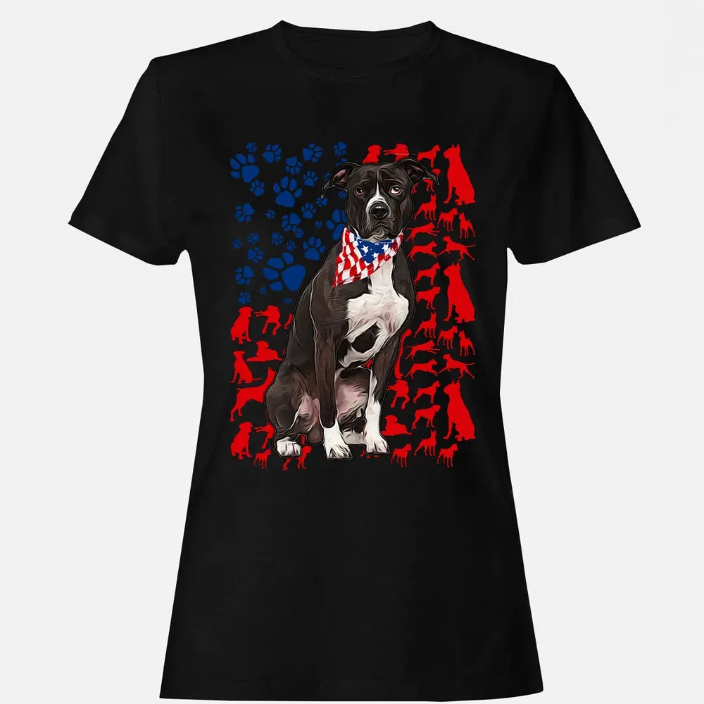 Pitbull 4th of July Women's T-shirt - 16