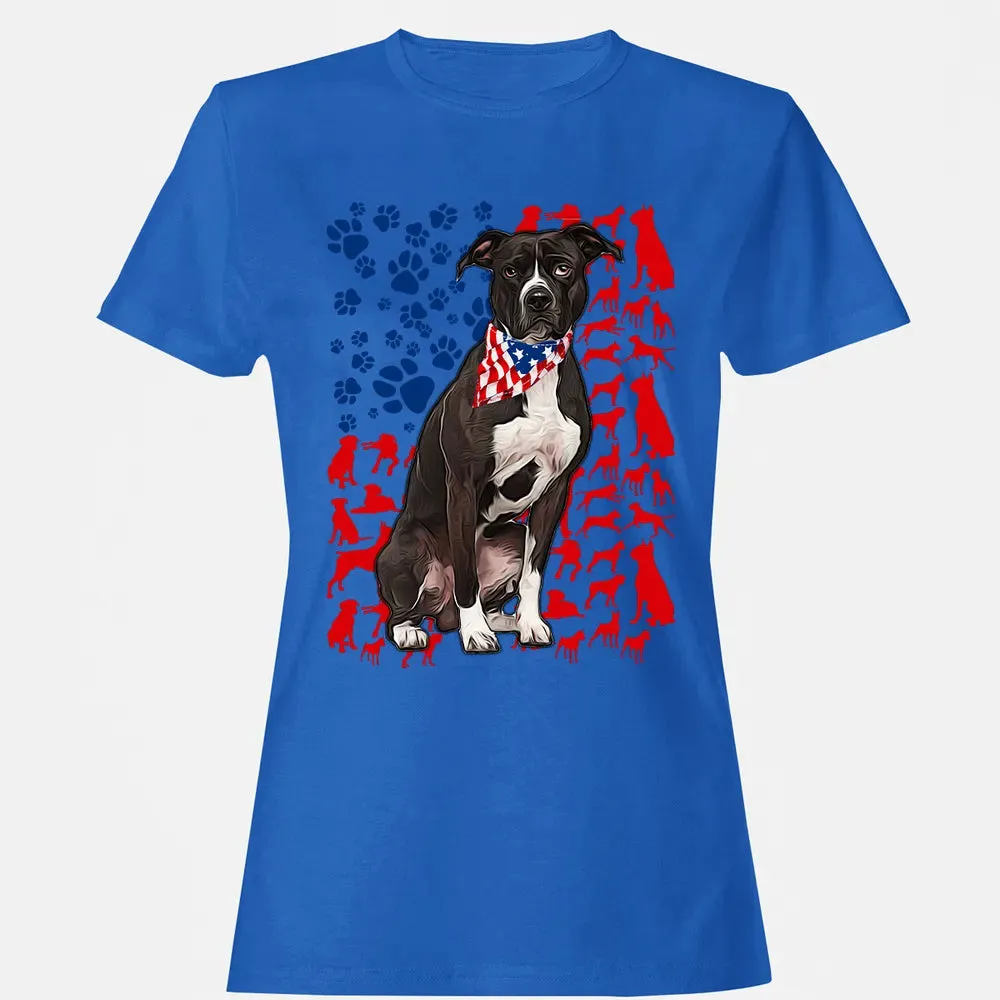 Pitbull 4th of July Women's T-shirt - 14