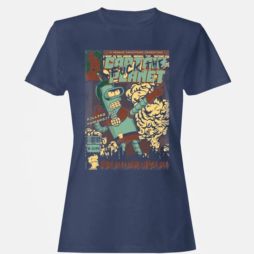 Captain Planet Women's T-shirt - 10