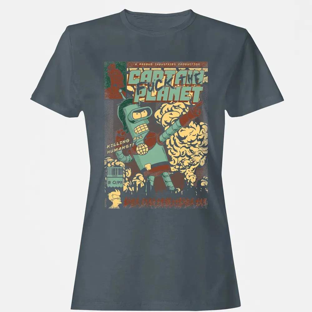 Captain Planet Women's T-shirt - 3