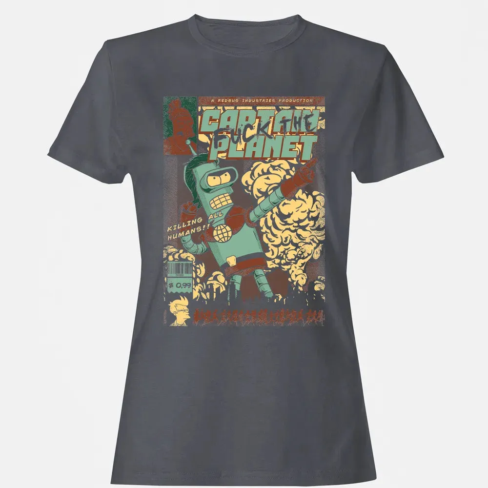 Captain Planet Women's T-shirt - 5
