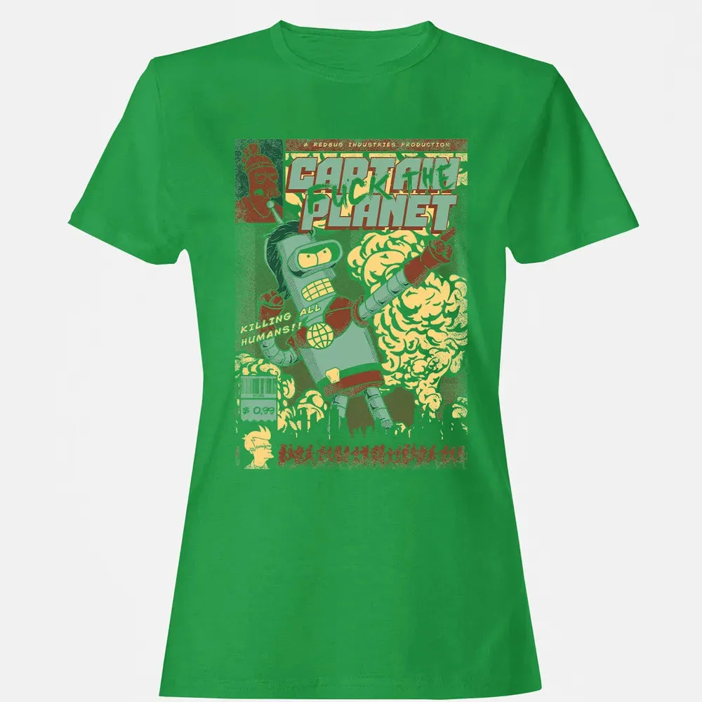Captain Planet Women's T-shirt - 7