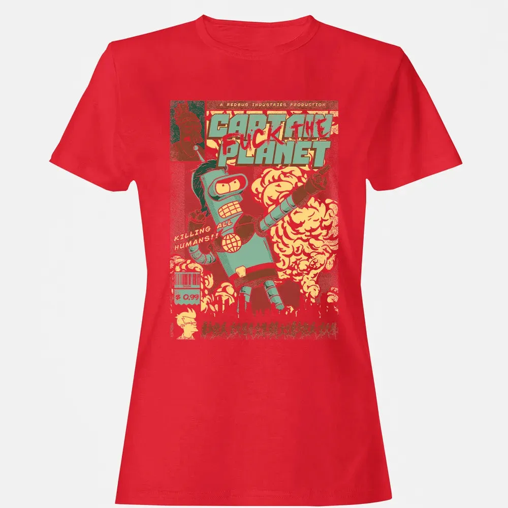 Captain Planet Women's T-shirt - 13