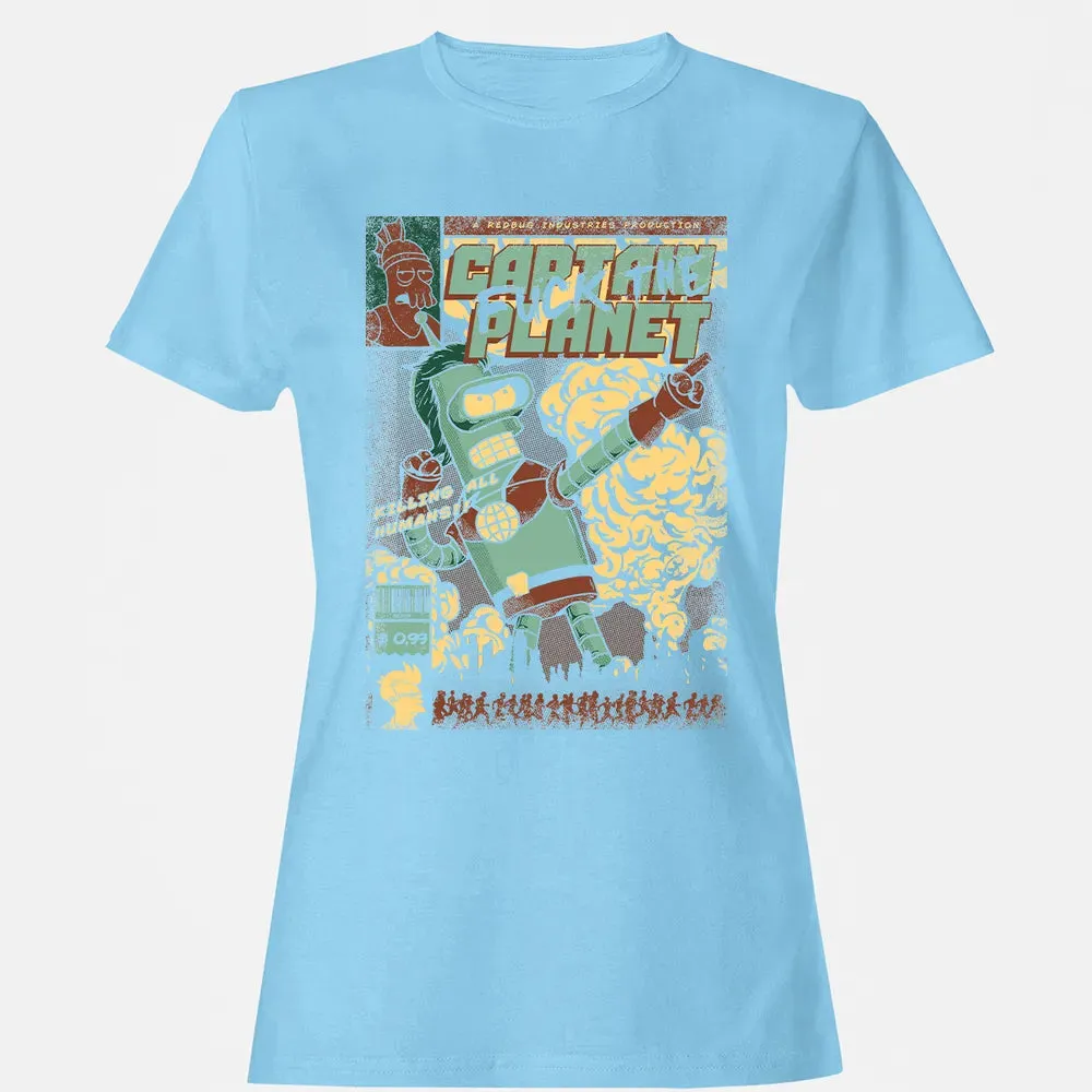 Captain Planet Women's T-shirt - 8