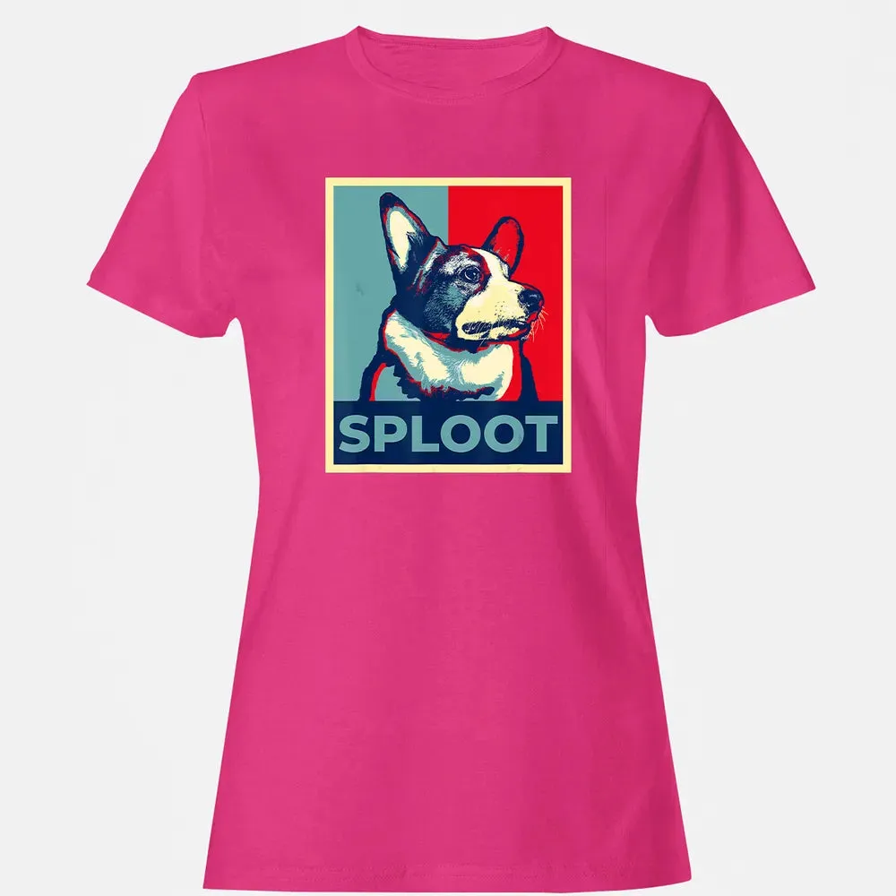 Funny Corgi Meme Election 2020 Obama Hope Campaign Poster Women's T-shirt - 6