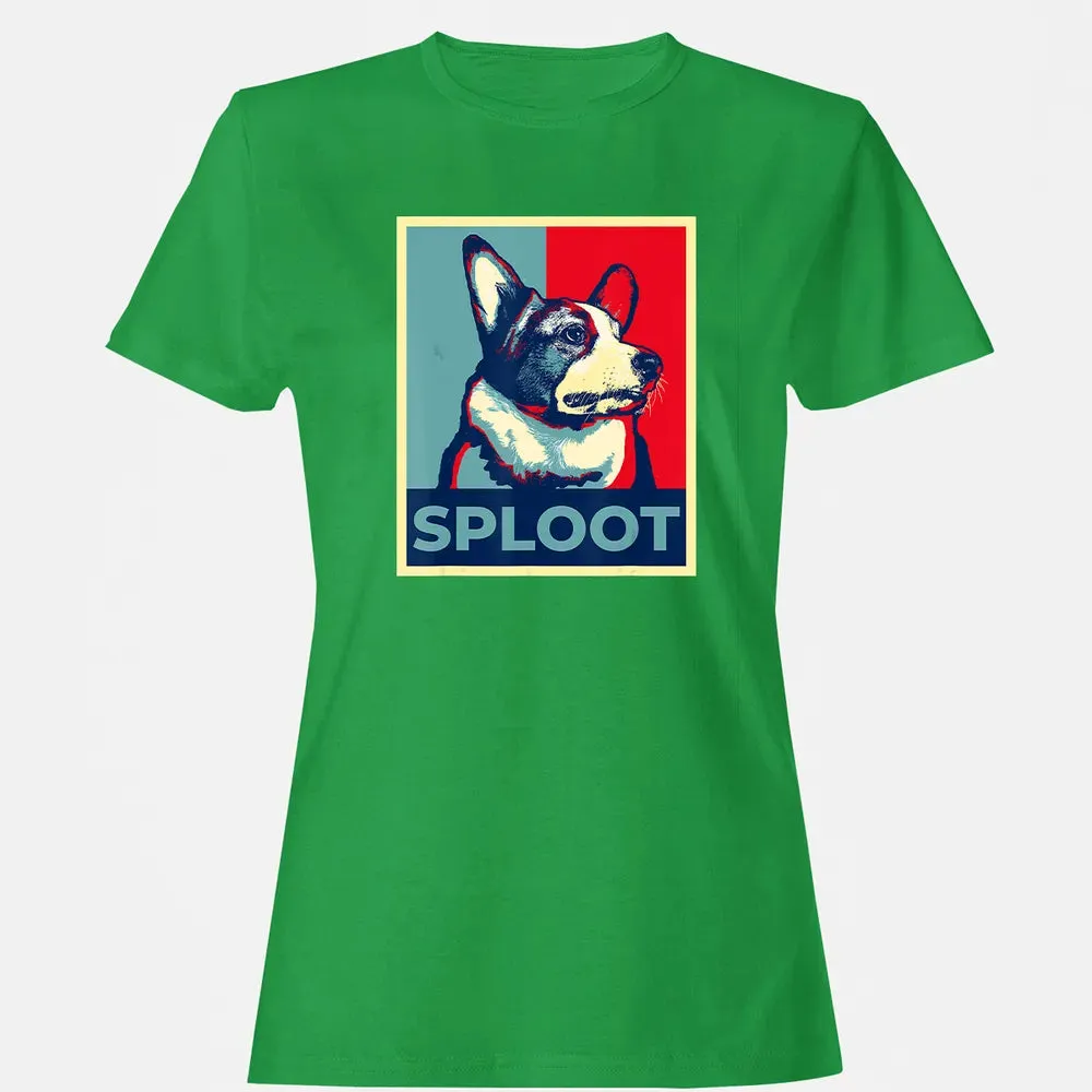 Funny Corgi Meme Election 2020 Obama Hope Campaign Poster Women's T-shirt - 7