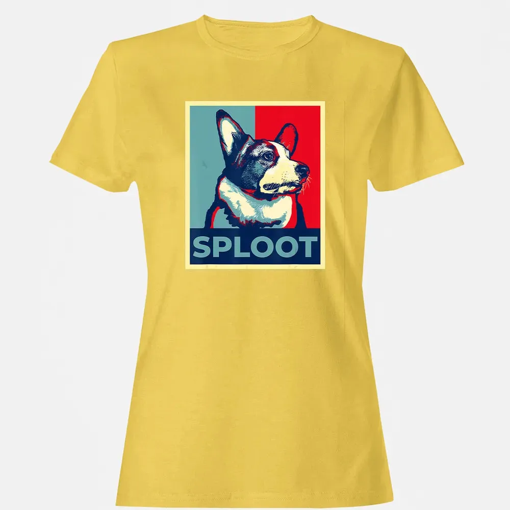 Funny Corgi Meme Election 2020 Obama Hope Campaign Poster Women's T-shirt - 4