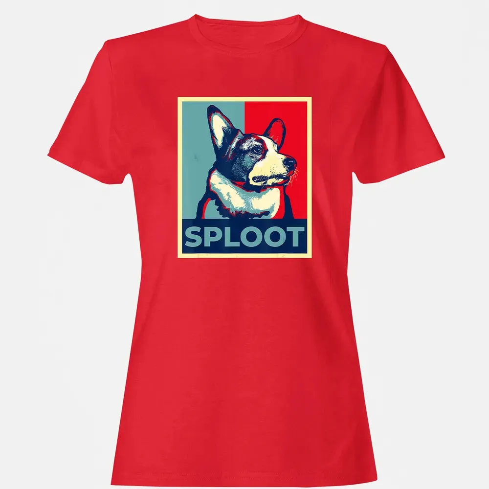 Funny Corgi Meme Election 2020 Obama Hope Campaign Poster Women's T-shirt - 13