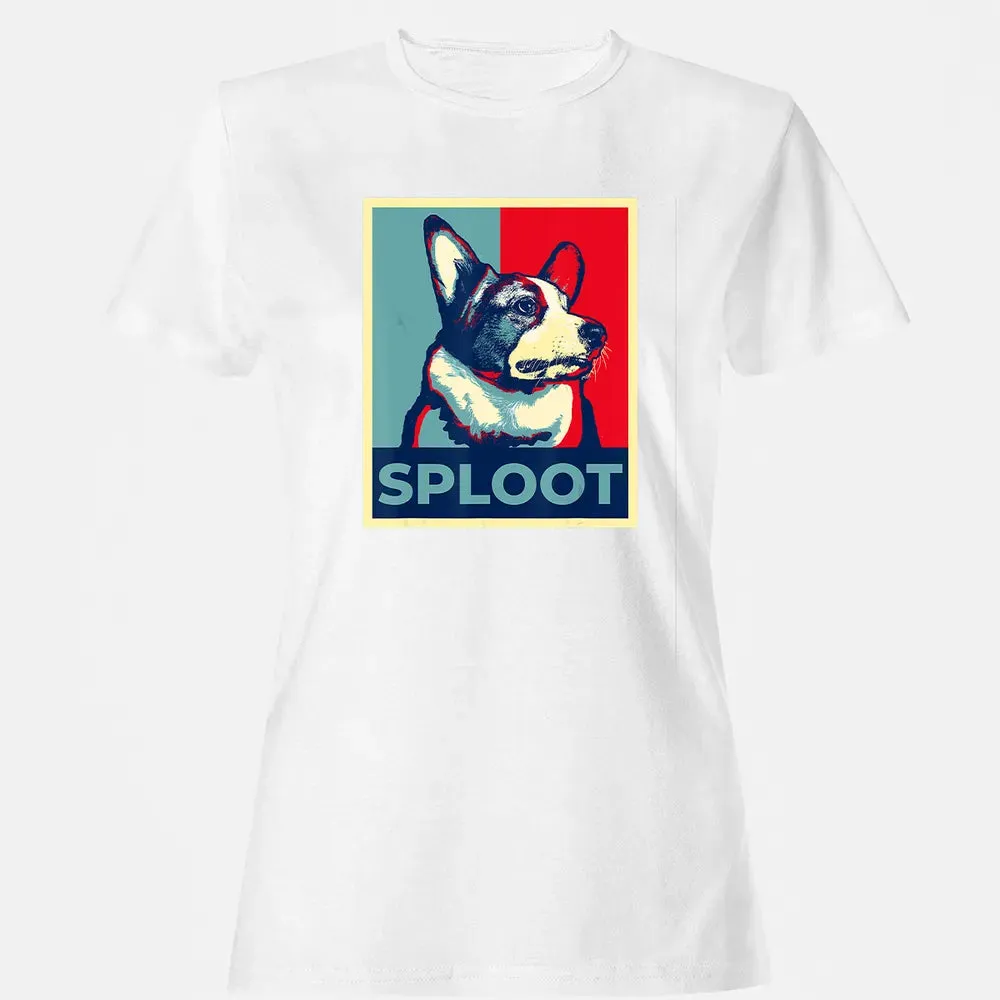 Funny Corgi Meme Election 2020 Obama Hope Campaign Poster Women's T-shirt - 16