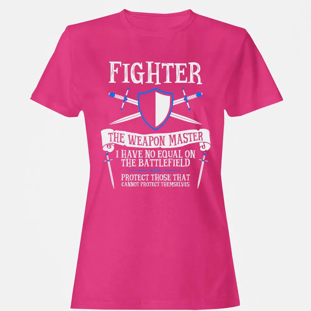 FIGHTER, THE WEAPON MASTER  (Black) Women's T-shirt - 6