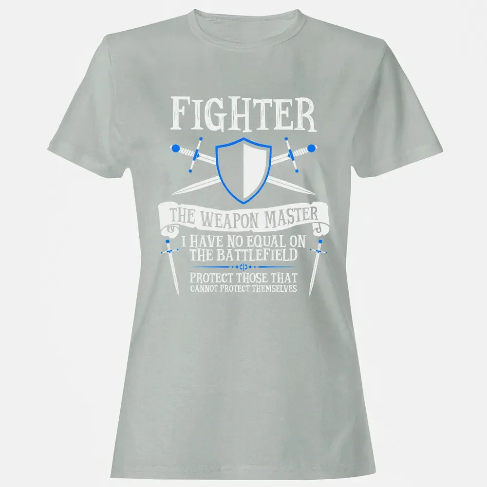 FIGHTER, THE WEAPON MASTER  (Black) Women's T-shirt - 2
